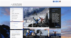Desktop Screenshot of jamesthacker-mountaineering.co.uk